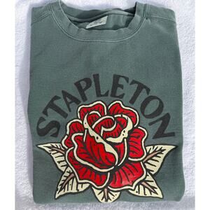 Stapleton Rose Unisex Garment Dyed Crewneck Sweatshirt XL